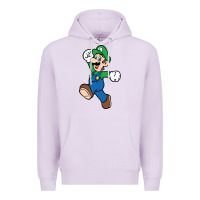 Lilac luigi Premium Hoodie - linhVisuals