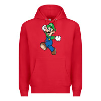 Red luigi Premium Hoodie - linhVisuals