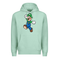 Seafoam luigi Premium Hoodie - linhVisuals