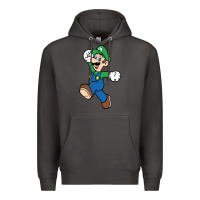 Smoke luigi Premium Hoodie - linhVisuals