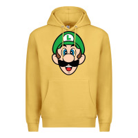 Antique Gold luigi Premium Hoodie - linhVisuals