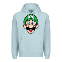 Blue Mist luigi Premium Hoodie - linhVisuals