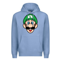 Colony Blue luigi Premium Hoodie - linhVisuals