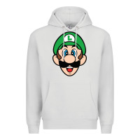 Dove Grey luigi Premium Hoodie - linhVisuals