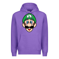 Purple luigi Premium Hoodie - linhVisuals