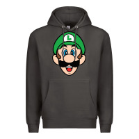Smoke luigi Premium Hoodie - linhVisuals