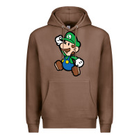 Chestnut paper luigi Premium Hoodie - linhVisuals