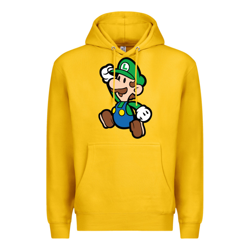Paper Luigi Premium Hoodie by linhVisuals | Teevron