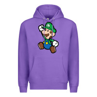 Purple paper luigi Premium Hoodie - linhVisuals