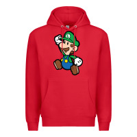 Red paper luigi Premium Hoodie - linhVisuals