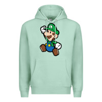 Seafoam paper luigi Premium Hoodie - linhVisuals