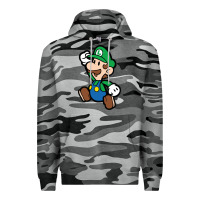 Slate Camo paper luigi Premium Hoodie - linhVisuals