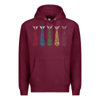 Burgundy Tally Hall Ties Premium Hoodie - linhVisuals