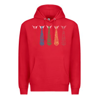 Red Tally Hall Ties Premium Hoodie - linhVisuals