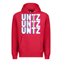 Cardinal untz untz untz techno dubstep riddim raver dj party t shirt Premium Hoodie - linhVisuals