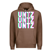 Chestnut untz untz untz techno dubstep riddim raver dj party t shirt Premium Hoodie - linhVisuals