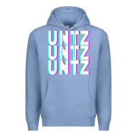 Colony Blue untz untz untz techno dubstep riddim raver dj party t shirt Premium Hoodie - linhVisuals