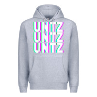 Heather Grey untz untz untz techno dubstep riddim raver dj party t shirt Premium Hoodie - linhVisuals