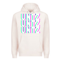 Pale Pink untz untz untz techno dubstep riddim raver dj party t shirt Premium Hoodie - linhVisuals