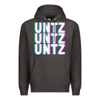 Smoke untz untz untz techno dubstep riddim raver dj party t shirt Premium Hoodie - linhVisuals