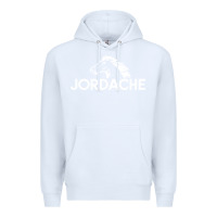 White Jordache Premium Hoodie - linhVisuals