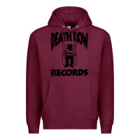 Burgundy death row record Premium Hoodie - linhVisuals