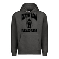 Charcoal Heather death row record Premium Hoodie - linhVisuals