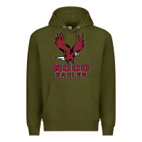 Army Green nccu eagles Premium Hoodie - linhVisuals