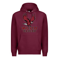 Burgundy nccu eagles Premium Hoodie - linhVisuals