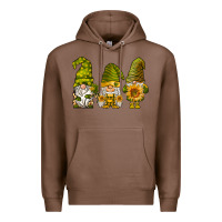 Chestnut sunflower gnomies Premium Hoodie - BarkalooDesign