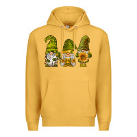 Mustard sunflower gnomies Premium Hoodie - BarkalooDesign