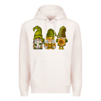 Pale Pink sunflower gnomies Premium Hoodie - BarkalooDesign