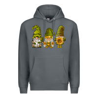 Rock sunflower gnomies Premium Hoodie - BarkalooDesign
