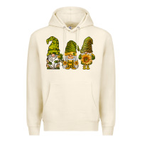 Tofu sunflower gnomies Premium Hoodie - BarkalooDesign