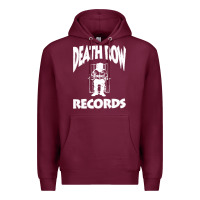 Burgundy death row record Premium Hoodie - linhVisuals