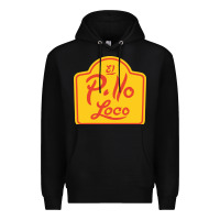 Black el pollo loco Premium Hoodie - linhVisuals