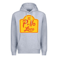Heather Grey el pollo loco Premium Hoodie - linhVisuals