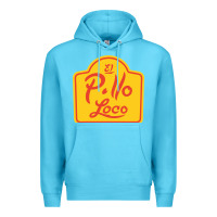 Ocean Blue el pollo loco Premium Hoodie - linhVisuals