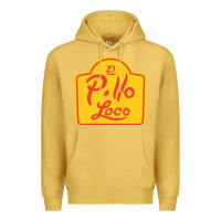 Antique Gold el pollo loco Premium Hoodie - linhVisuals