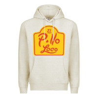 Oatmeal Heather el pollo loco Premium Hoodie - linhVisuals