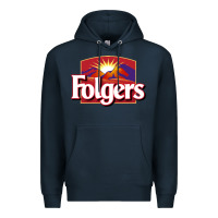 Navy folgers Premium Hoodie - linhVisuals
