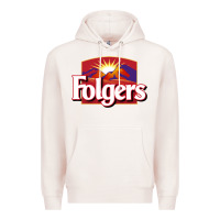 Pale Pink folgers Premium Hoodie - linhVisuals
