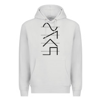 Dove Grey vintage analog synthesizer techno waveform   synth nerd raglan basebal Premium Hoodie - linhVisuals