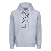 Heather Grey vintage analog synthesizer techno waveform   synth nerd raglan basebal Premium Hoodie - linhVisuals