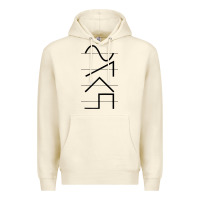 Sandshell vintage analog synthesizer techno waveform   synth nerd raglan basebal Premium Hoodie - linhVisuals