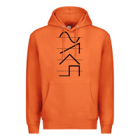 Carrot vintage analog synthesizer techno waveform   synth nerd raglan basebal Premium Hoodie - linhVisuals