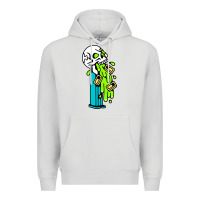 Dove Grey skull pez Premium Hoodie - linhVisuals