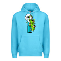 Ocean Blue skull pez Premium Hoodie - linhVisuals