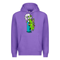 Purple skull pez Premium Hoodie - linhVisuals