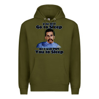Army Green happy gilmore Premium Hoodie - linhVisuals